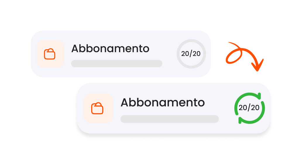 Piani ricorrenti — rinnovo automatico abbonamenti